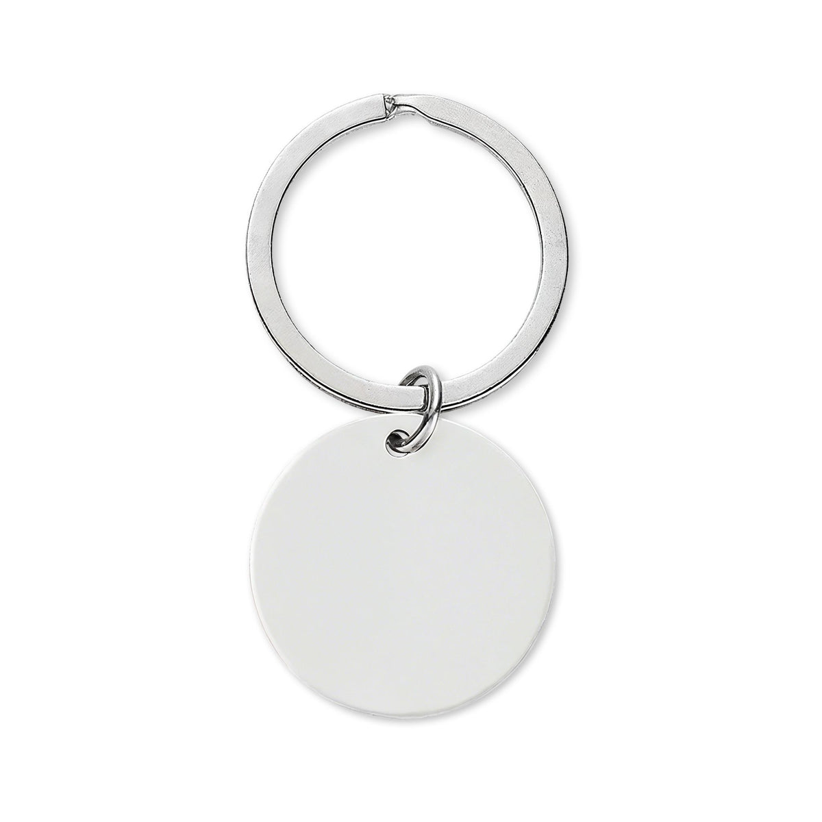 "Tough Titties" Breast Cancer Awareness Stainless Steel Round Keychain (Engraving)