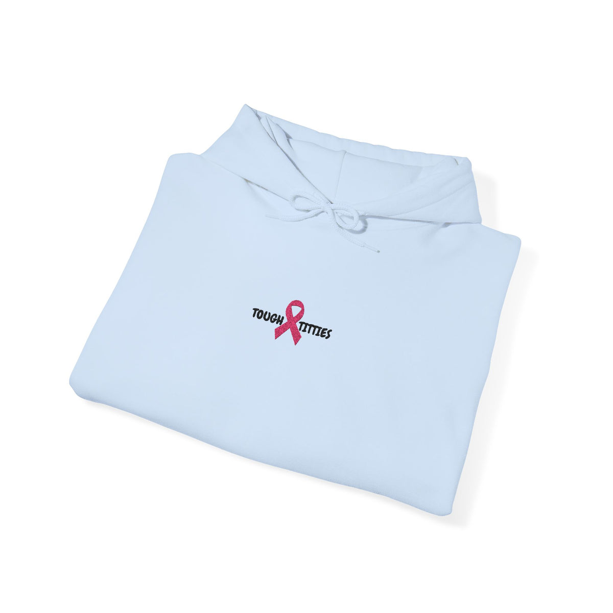 "Tough Titties" Breast Cancer Awareness Unisex Heavy Blend™ Hooded Sweatshirt