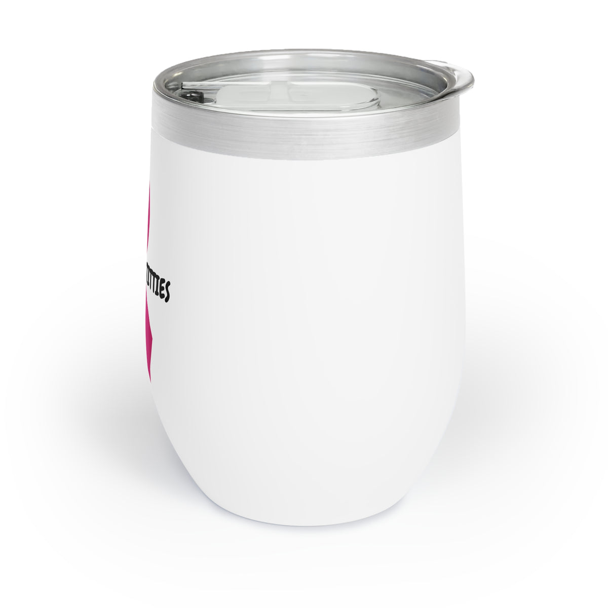 "Tough Titties" Breast Cancer Awareness Chill Wine Tumbler
